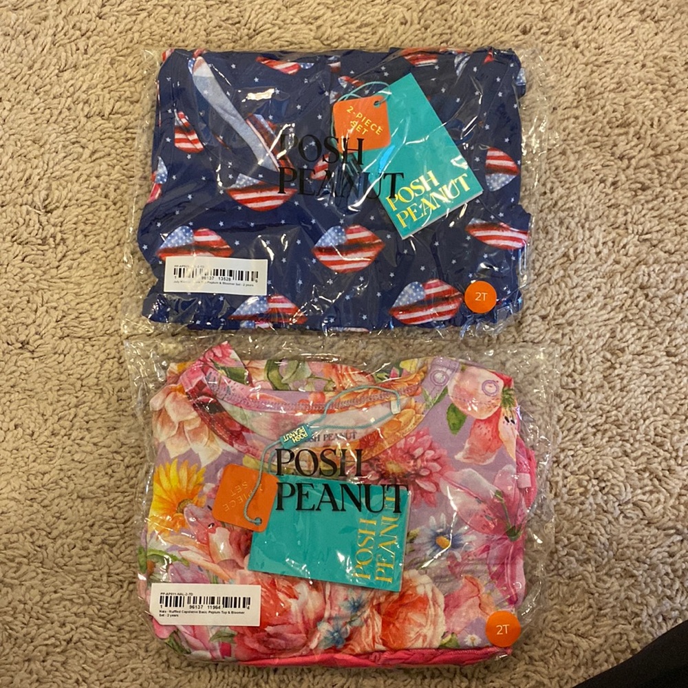 Posh Peanut bloomer set bundle 2T
